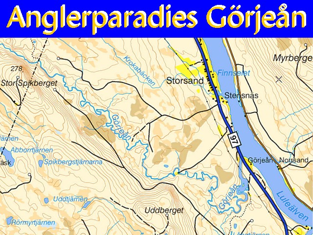 Unweit unseres Anwesens m&uuml;ndet der Fluss G&ouml;rje&aring;n, ein wahrer Leckerbissen f&uuml;r Sport- u. Fliegenfischer. Die Befischung ist bei catch and release gegen vorherige Absprache mit uns m&ouml;glich.